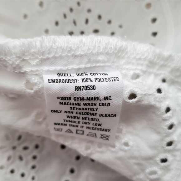 Crazy 8 white boho tank top Size 12-18 Months - Picture 6 of 9